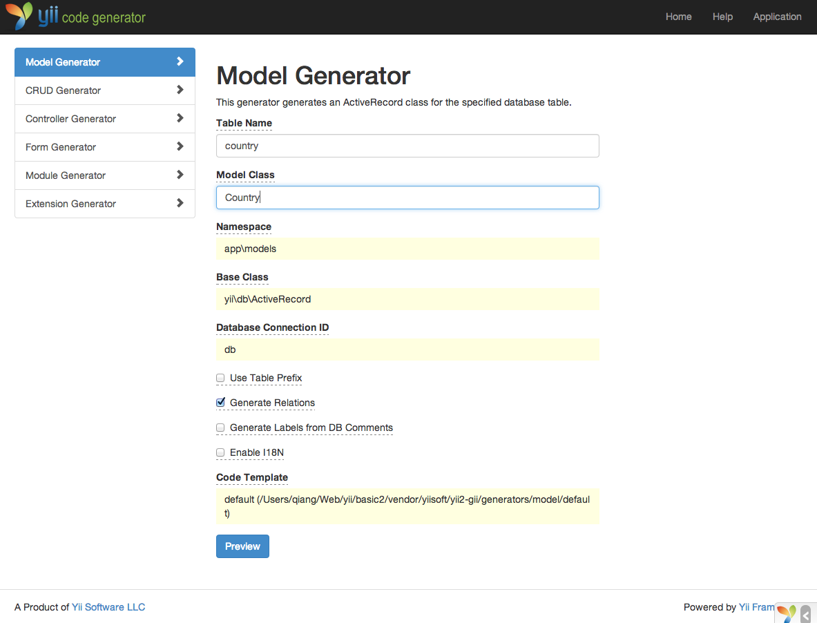 Model Generator